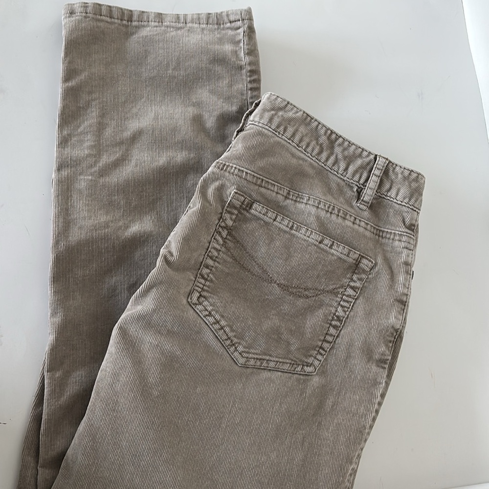 J.Jill Boyfriend Pants 6 Stretch Corduroy Quiet Luxury Preppy Casual Cabincore - Picture 2 of 14
